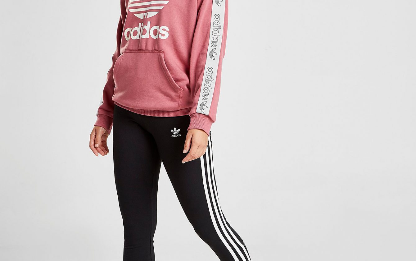 adidas Originals 3-Stripes Piping Leggings Dames - Zwart - Dames adidas Originals 3-Stripes Piping Leggings Dames - Zwart - Dames