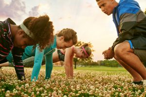 Workout met een groep