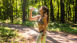 Sporten bij warm weer