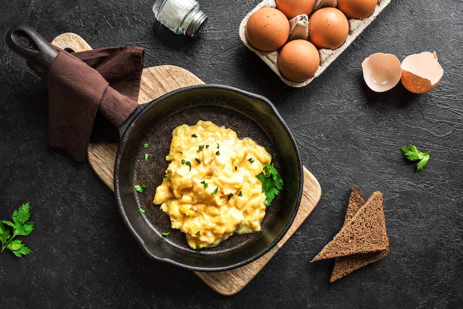 Voedingstips eieren helpt bij spierpijn eten