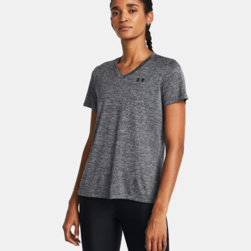 Under Armour Tech Twist V-Neck Sportshirt Dames L/40