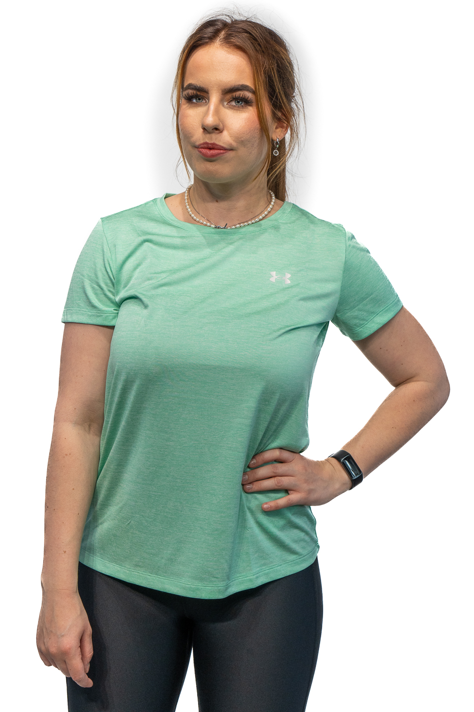 Under Armour Tech Twist Sportshirt Dames XS/34 Under Armour Tech Twist Sportshirt Dames XS/34