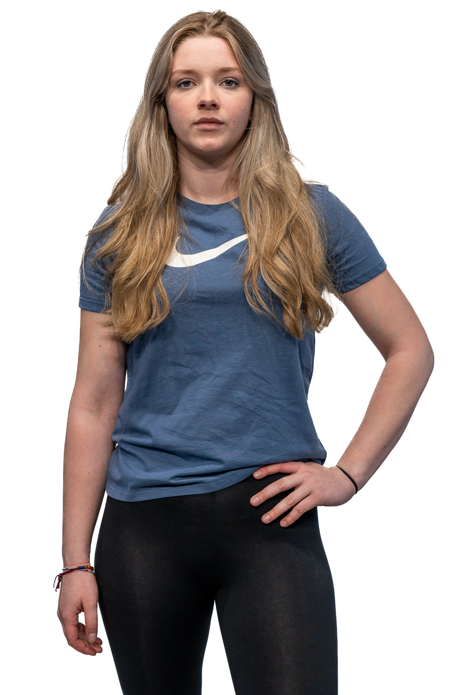 Nike Dri-Fit Swoosh Sportshirt Dames S Nike Dri-Fit Swoosh Sportshirt Dames S