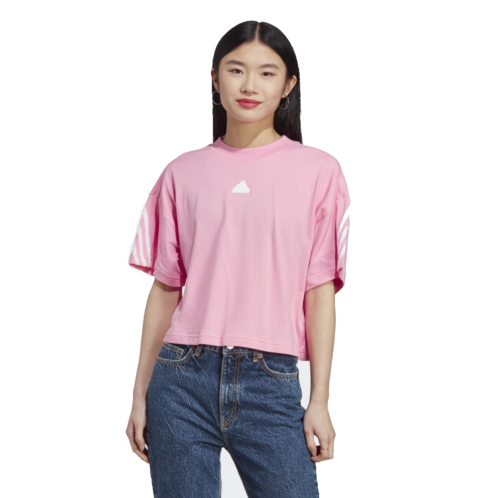Adidas W FI 3S Casaul T-shirt Dames L Adidas W FI 3S Casaul T-shirt Dames L