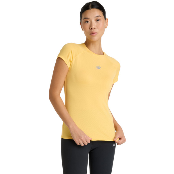 New Balance Jacquard T-Shirt Dames New Balance Jacquard T-Shirt Dames