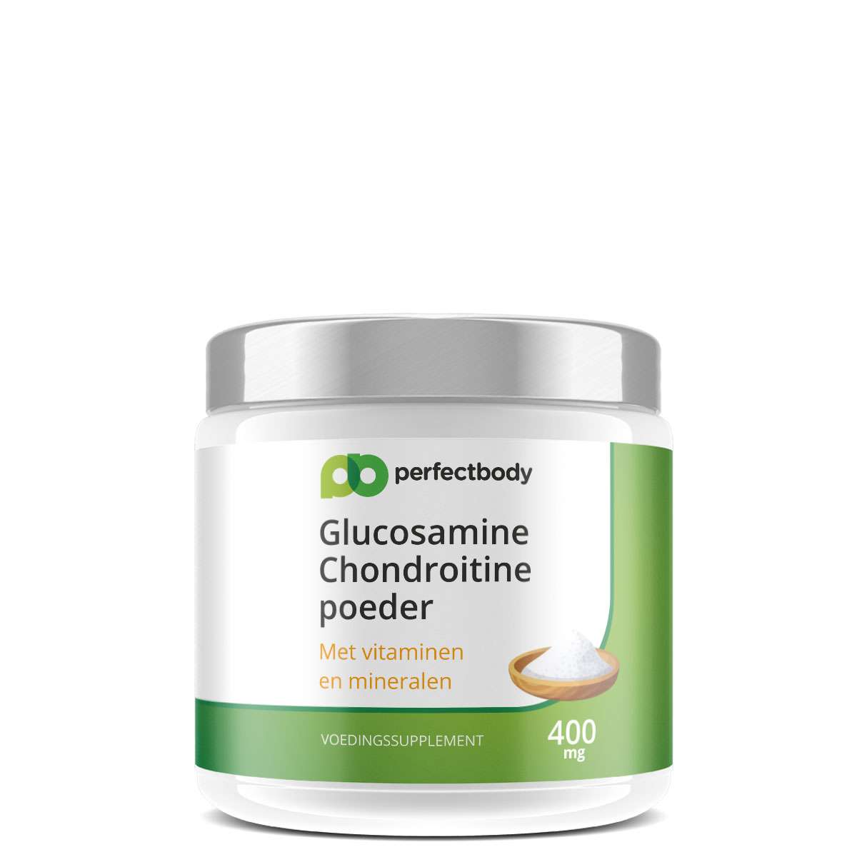 Glucosamine Chondroitine MSM poeder - Hoge dosering - Voor soepele gewrichten - 400 gram PerfectBody Glucosamine Chondroitine MSM poeder - Hoge dosering - Voor soepele gewrichten - 400 gram PerfectBody
