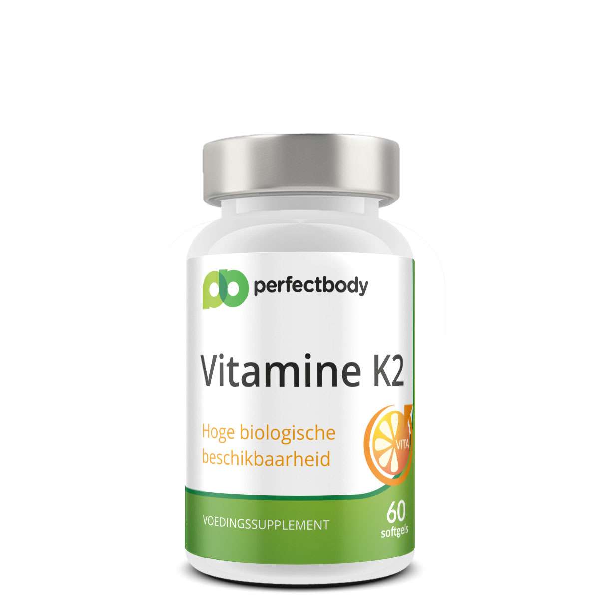 Vitamine K2 MK-7 softgels - MenaQ7 formule - Hoge biologische beschikbaarheid - 60 softgels PerfectBody Vitamine K2 MK-7 softgels - MenaQ7 formule - Hoge biologische beschikbaarheid - 60 softgels PerfectBody