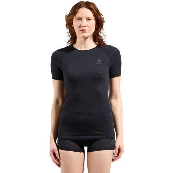 Odlo Merino 140 Crew Neck Seamless T-Shirt Dames Odlo Merino 140 Crew Neck Seamless T-Shirt Dames