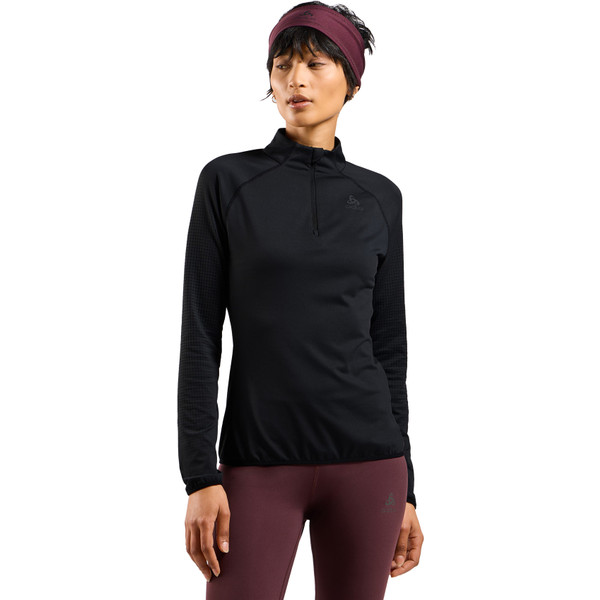 Odlo Zeroweight Warm Half-Zip Midlayer LS Dames Odlo Zeroweight Warm Half-Zip Midlayer LS Dames