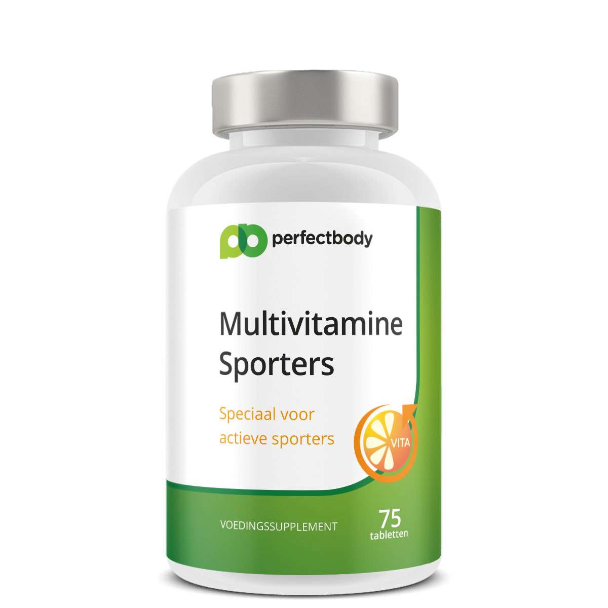 Multivitamine Sporters - Met hoge dosering vitamines & mineralen - Voor energie & weerstand - 75 tabletten PerfectBody Multivitamine Sporters - Met hoge dosering vitamines & mineralen - Voor energie & weerstand - 75 tabletten PerfectBody
