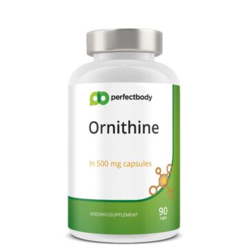 L-Ornithine capsules - 500mg aminozuur - Ondersteunt sport