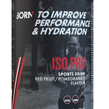 Born Iso Pro sports drink red fruit/pomegranate 400 gr.
