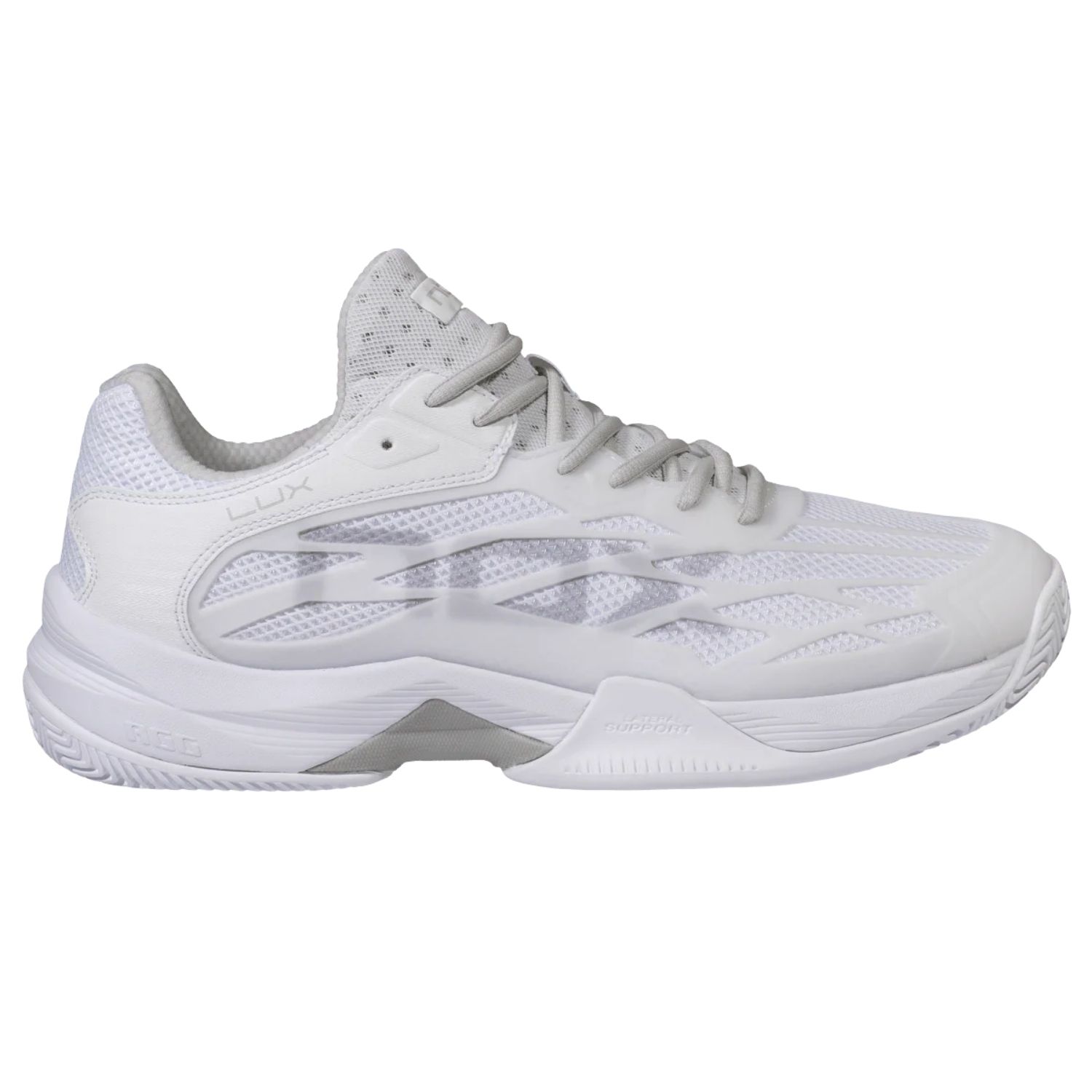NOX AT 10 LUX WHITE/GREY Padelschoenen dames 47 NOX AT 10 LUX WHITE/GREY Padelschoenen dames 47