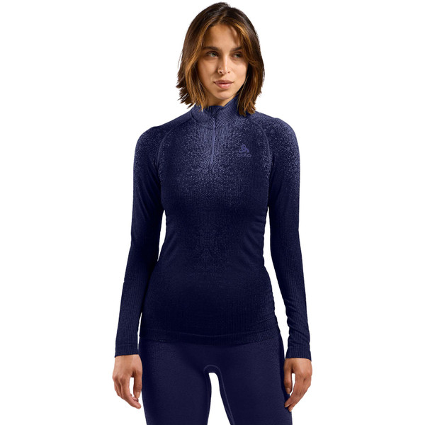 Odlo Blackcomb Eco Longsleeve Half-Zip Dames Odlo Blackcomb Eco Longsleeve Half-Zip Dames