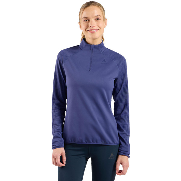 Odlo Zeroweight Warm Half-Zip Midlayer LS Dames Odlo Zeroweight Warm Half-Zip Midlayer LS Dames