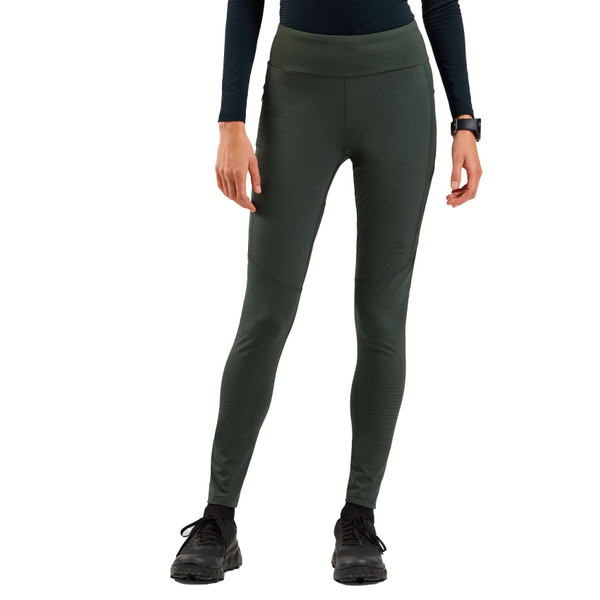 Odlo Zeroweight Warm Reflective Legging Dames Odlo Zeroweight Warm Reflective Legging Dames