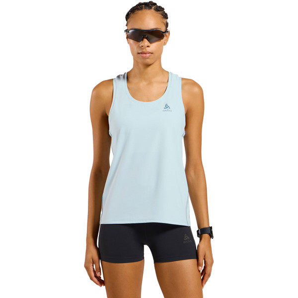 Odlo ZeroWeight Crew Neck Chilltec Singlet Dames Odlo ZeroWeight Crew Neck Chilltec Singlet Dames