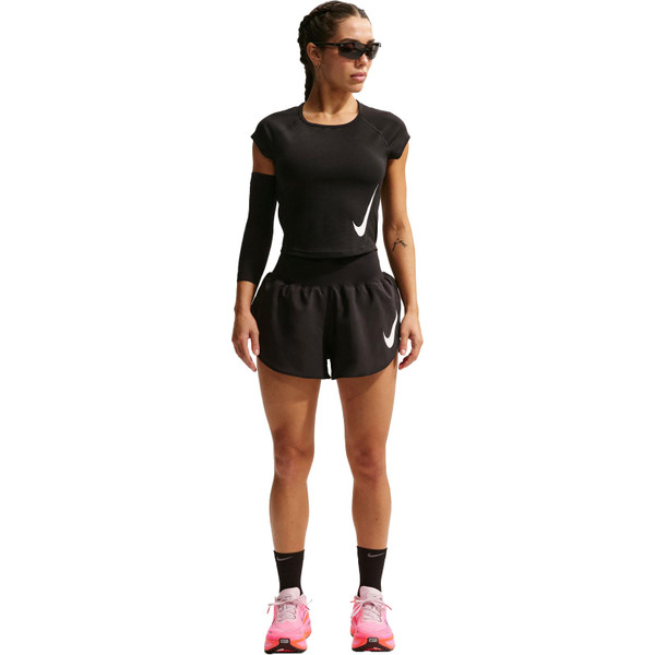 Nike Dri-FIT Swoosh Tempo T-Shirt Dames Nike Dri-FIT Swoosh Tempo T-Shirt Dames