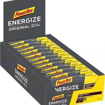Powerbar Energize bar energiereep cookies & cream 15 x 55 gram