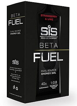 SIS Beta Fuel Aardbei Limoen energiegel 6 stuks