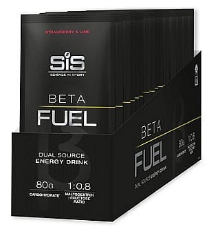 SIS Beta Fuel Aardbei Limoen energydrink sachet 15 stuks