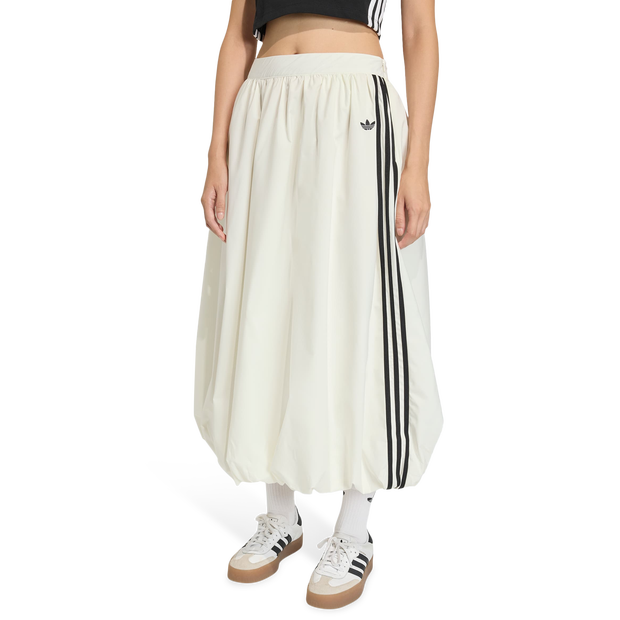 Adidas-Balloon-Long-Skirt-Rokken-Dames-Wit-Maat-L-42-44-Poly-Mesh