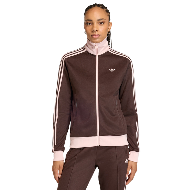 Adidas-Classic-Trainingspakken-Dames-Bruin-Maat-XXL-50-52-Katoen-Jersey