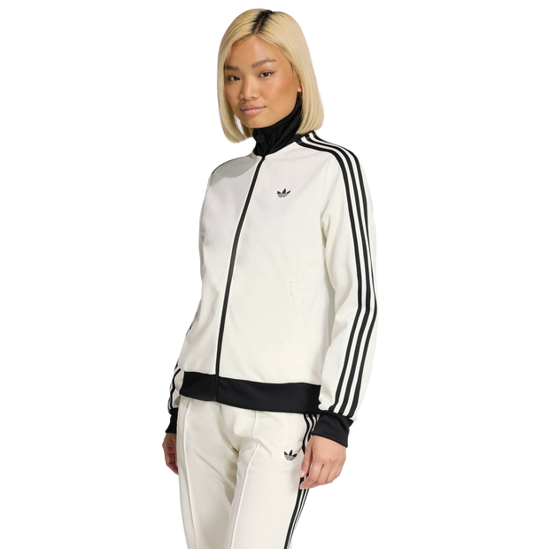 Adidas-Classic-Trainingspakken-Dames-Wit-Maat-XL-46-48-Katoen-Jersey