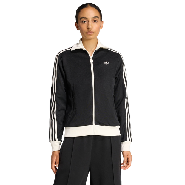 Adidas-Classic-Trainingspakken-Dames-Zwart-Maat-XL-46-48-Katoen-Jersey