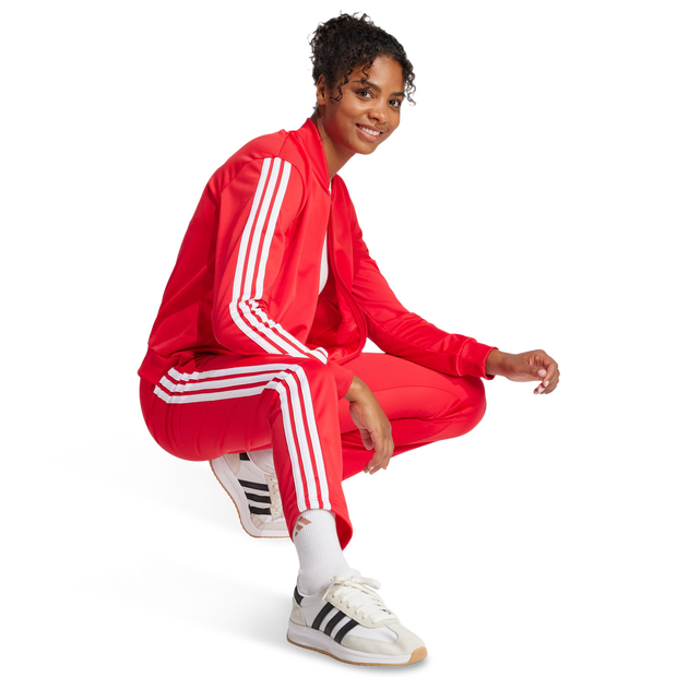 Adidas-Dayready-Tracksuit-Trainingspakken-Dames-Rood-Maat-XXL-50-52-Poly-Mesh