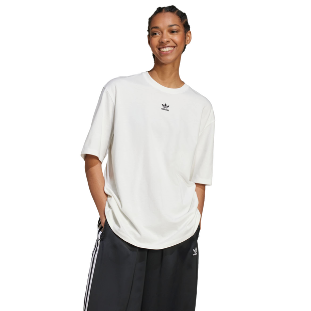 Adidas-Essentials-Boyfriend-T-shirt-T-shirts-Dames-Wit-Maat-XXL-50-52-Katoen-Jersey