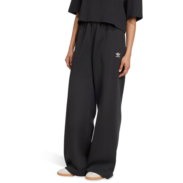 Adidas-Essentials-Wide-Leg-Pant-Broeken-Dames-Zwart-Maat-XL-46-48-Katoen-Jersey