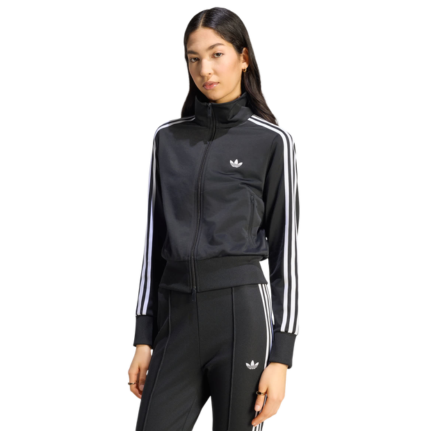 Adidas-Firebird-Trainingspakken-Dames-Zwart-Maat-XXL-50-52-Poly-Tricot