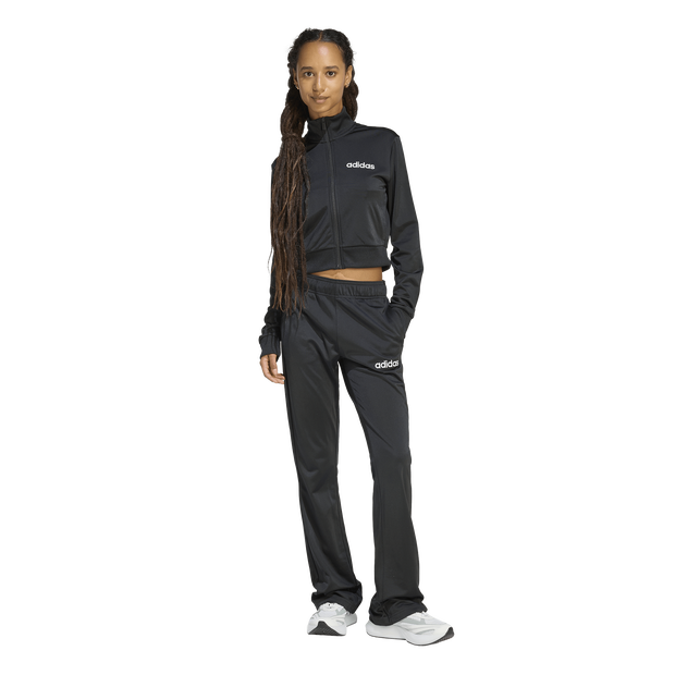 Adidas-Glam-Tracksuit-Trainingspakken-Dames-Zwart-Maat-XXL-50-52-Poly-Mesh