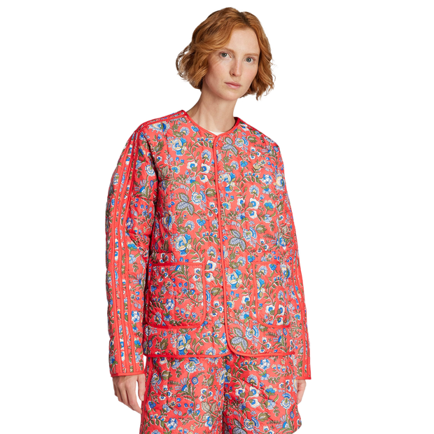 Adidas-Liberty-London-Korte-Broeken-Dames-Rood-Maat-XS-30-32-Poly-Mesh