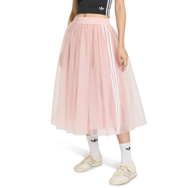 Adidas-Originals-Tulle-Skirt-Rokken-Dames-Roze-Maat-XXS-26-28-Poly-Mesh