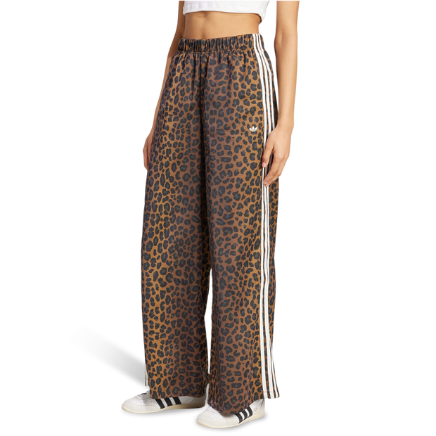 Adidas-Originals-Wide-Leg-Satin-Joggers-Broeken-Dames-Multi-Maat-XXS-26-28-Poly-Mesh