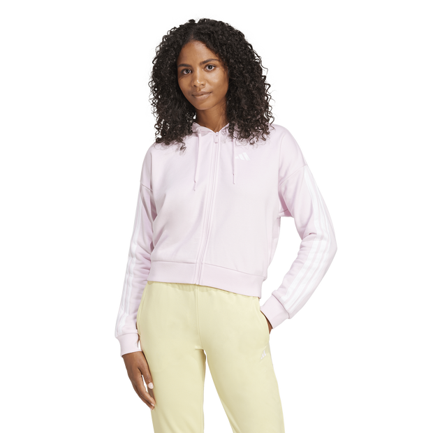 Adidas-Terry-Hoodies-Dames-Roze-Maat-XXL-50-52-Katoen-Jersey