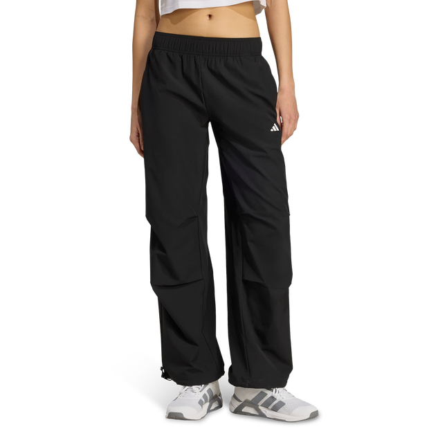 Adidas-Workout-Essentials-Woven-Training-Joggers-Broeken-Dames-Zwart-Maat-XXL-50-52-Poly-Mesh