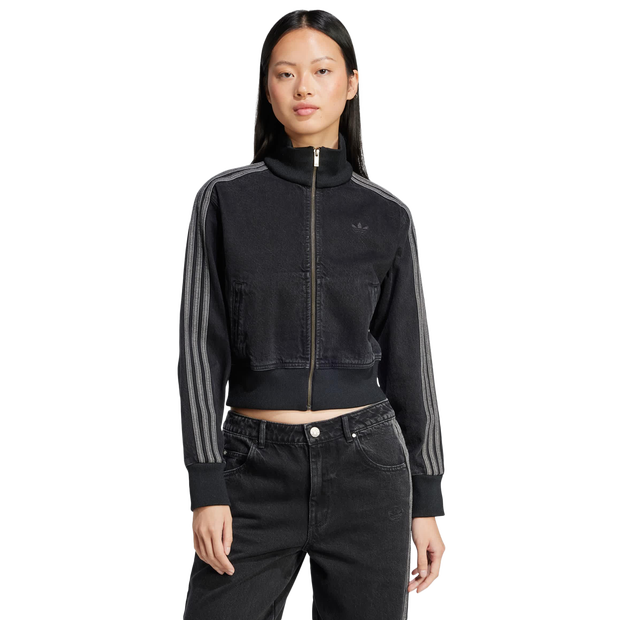 Adidas-adicolor-Trainingspakken-Dames-Zwart-Maat-XXL-50-52-Katoen-Jersey