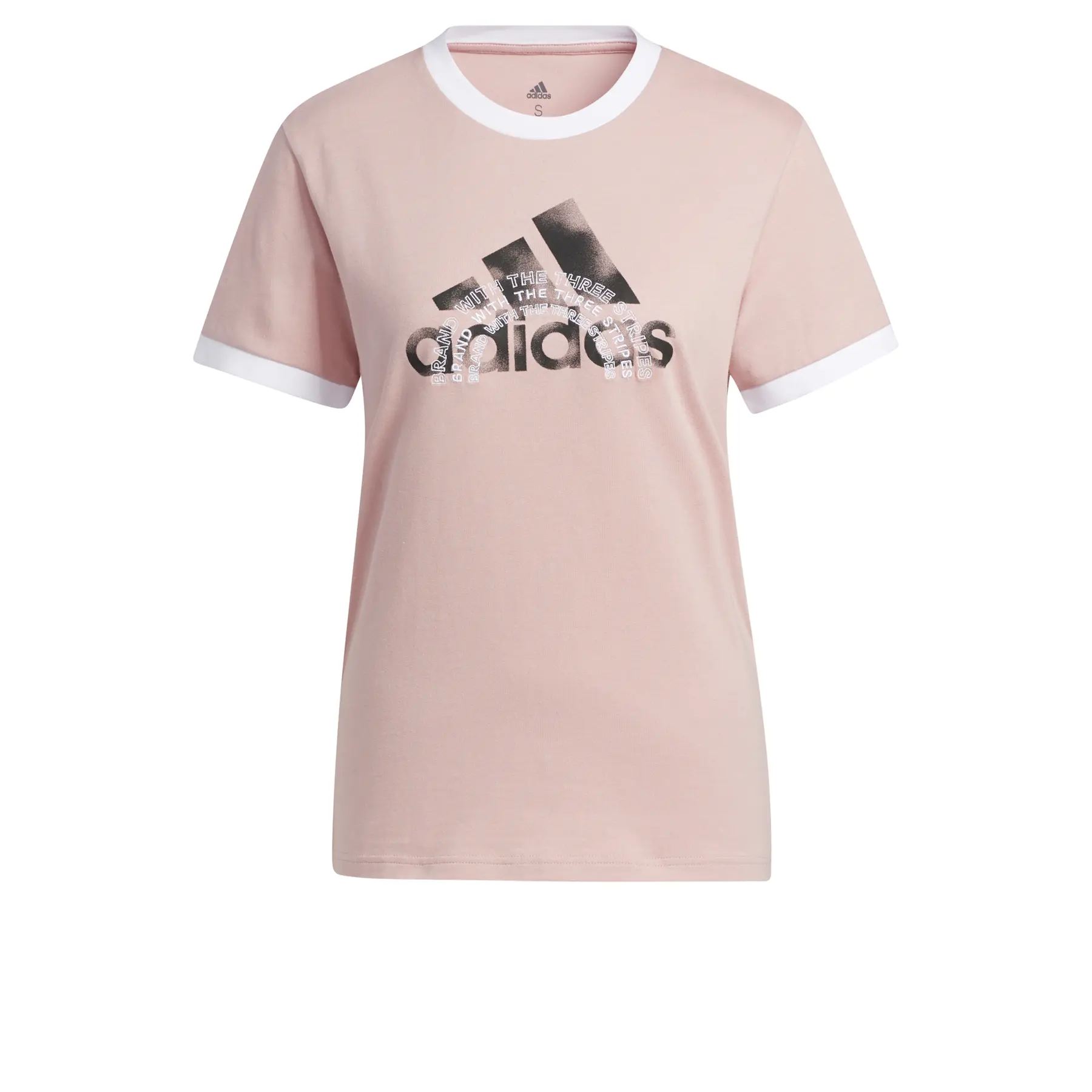 Dames-T-shirt-adidas-The-Brand-Graphic-Ringer