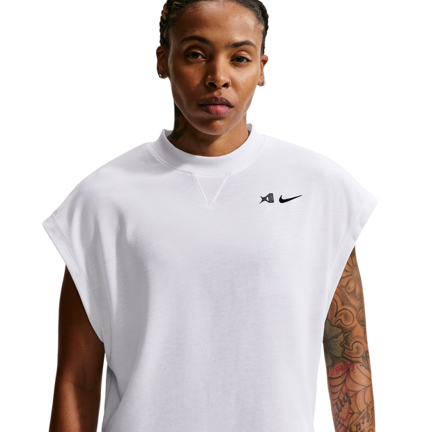 Nike-AJa-Wilson-TruienReplicas-Dames-Wit-Maat-40-Katoen-Jersey