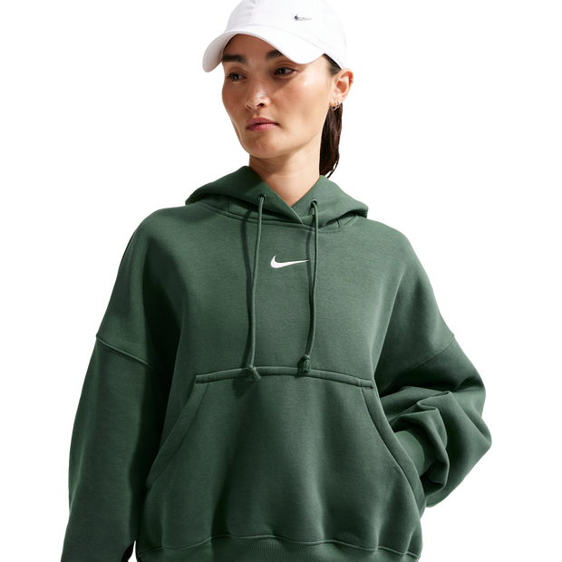Nike-Sportswear-Hoodies-Dames-Groen-Maat-38-Katoen-Jersey