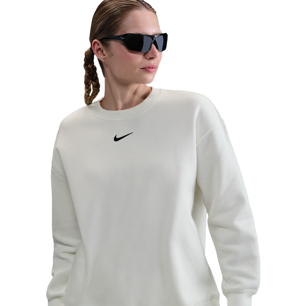 Nike-Sportswear-Sweatshirts-Dames-Wit-Maat-42-Katoen-Jersey
