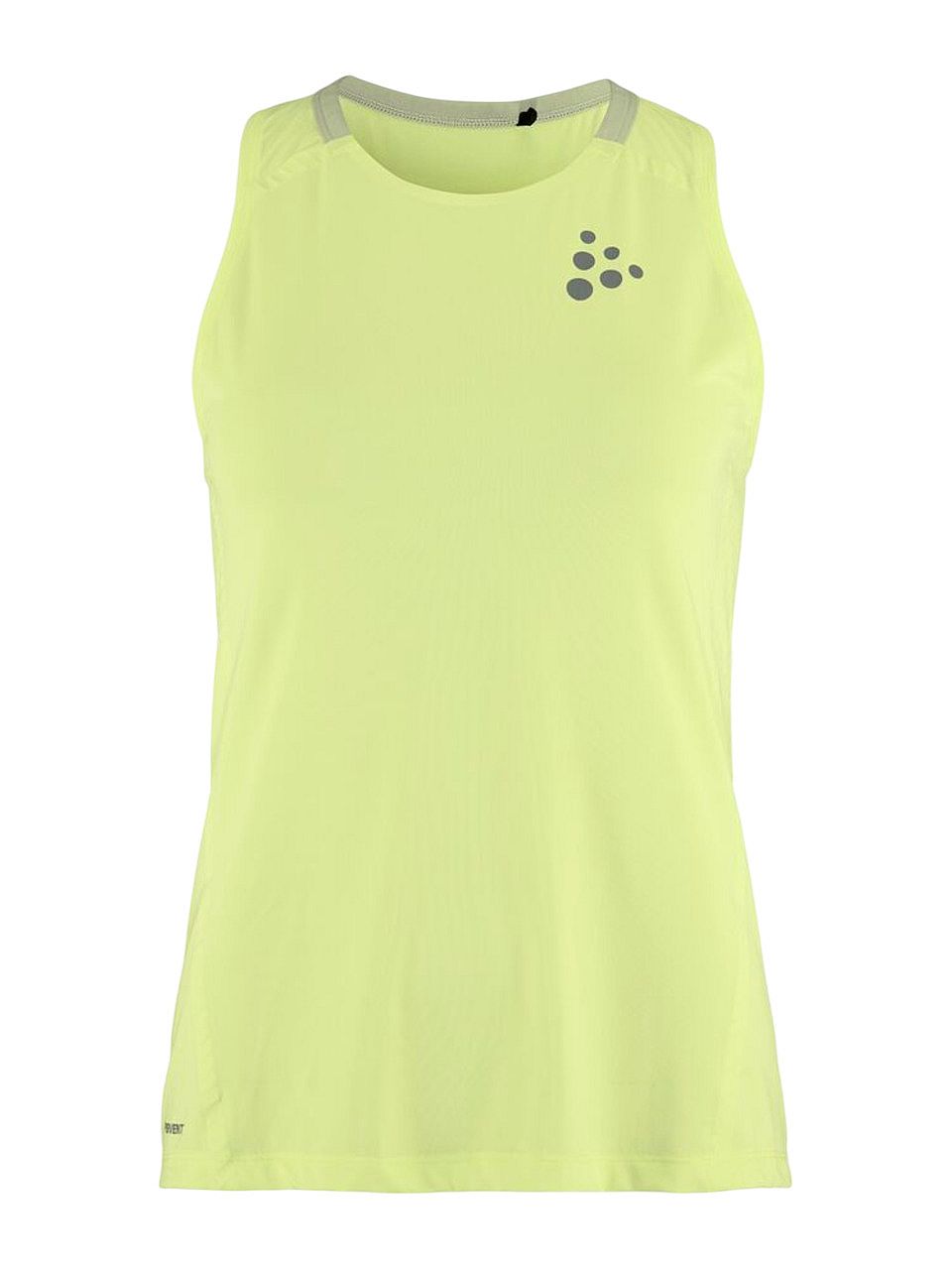 Craft PRO Hypervent hardloop singlet 2 geel dames