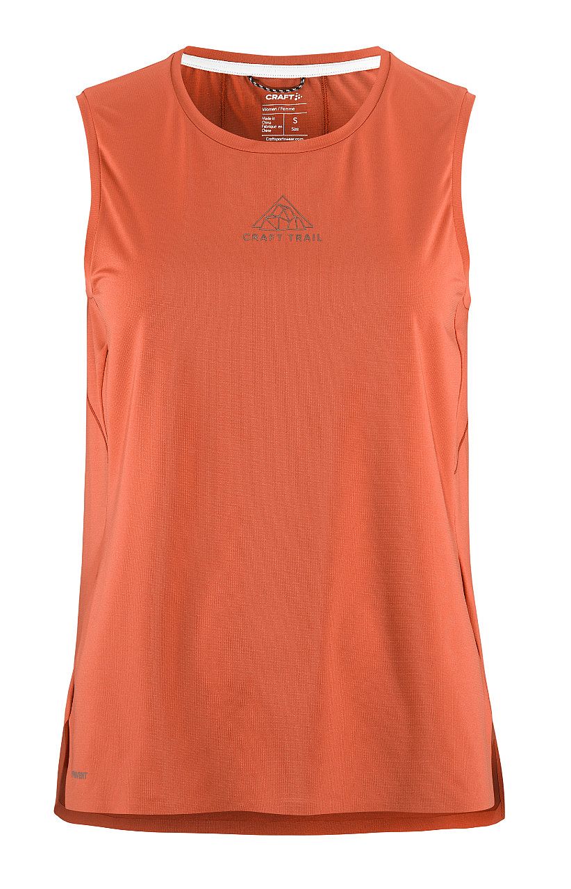 Craft PRO Trail hardloop singlet 2 bruin dames