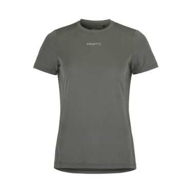 Craft ADV Essence 2 hardloopshirt korte mouw grijs dames