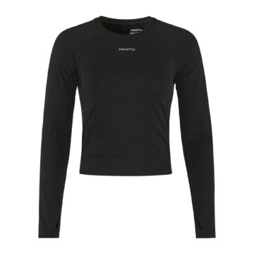 Craft hypervent tight hardloopshirt lange mouw dames black