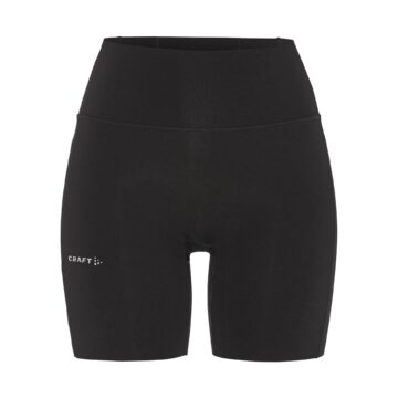 Craft hypervent hardloopbroek kort dames black