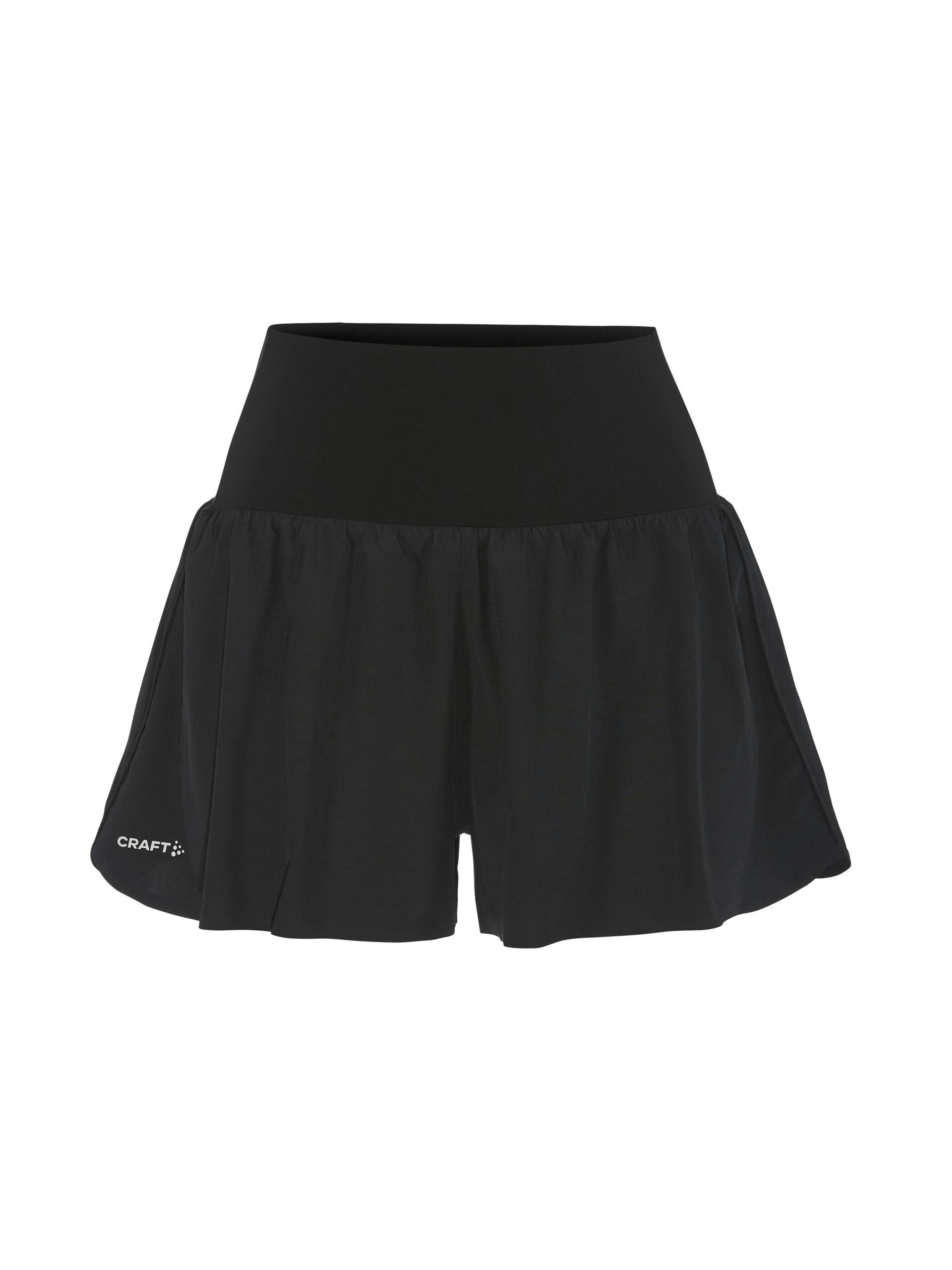 Craft hypervent wide hardloopbroek kort dames black